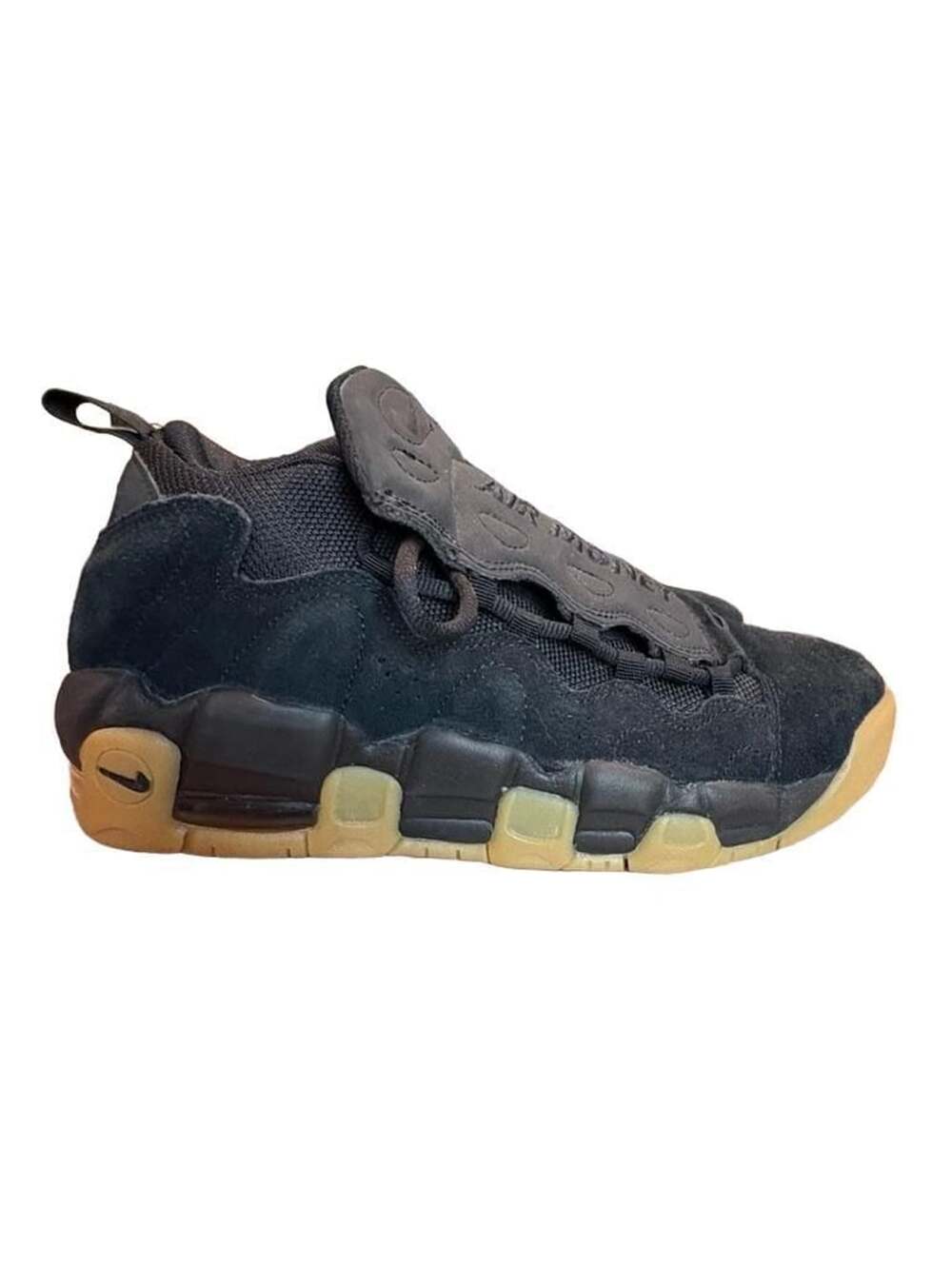 Nike Air More Money Black Gum Sneakers